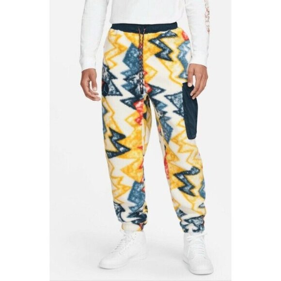Jordan Essential Statement MNTN Fleece Jogger Pants Mens XL All Over Print - Picture 1 of 8